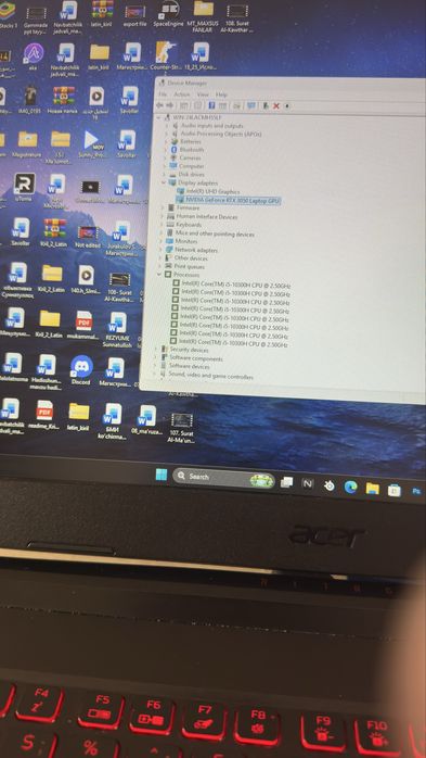 Acer Nitro 5 RTX3050 16/512