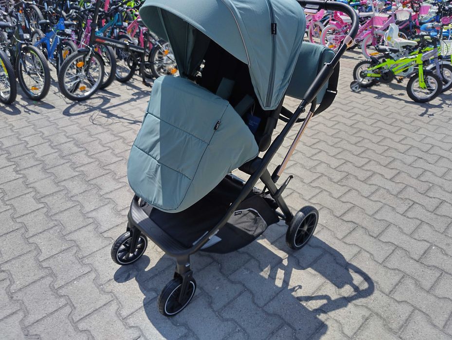 MONI Комбинирана бебешка количка BINGO зелен