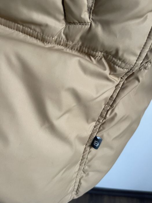 Geaca puf natural made in Italy  marime M/ L culoare camel