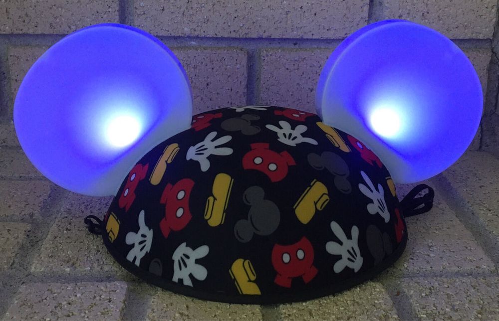 Шапка Микки Маус со светящимися ушками, На новый Год, утренник