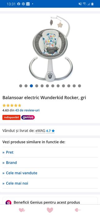 Balansoar electric pentru copii