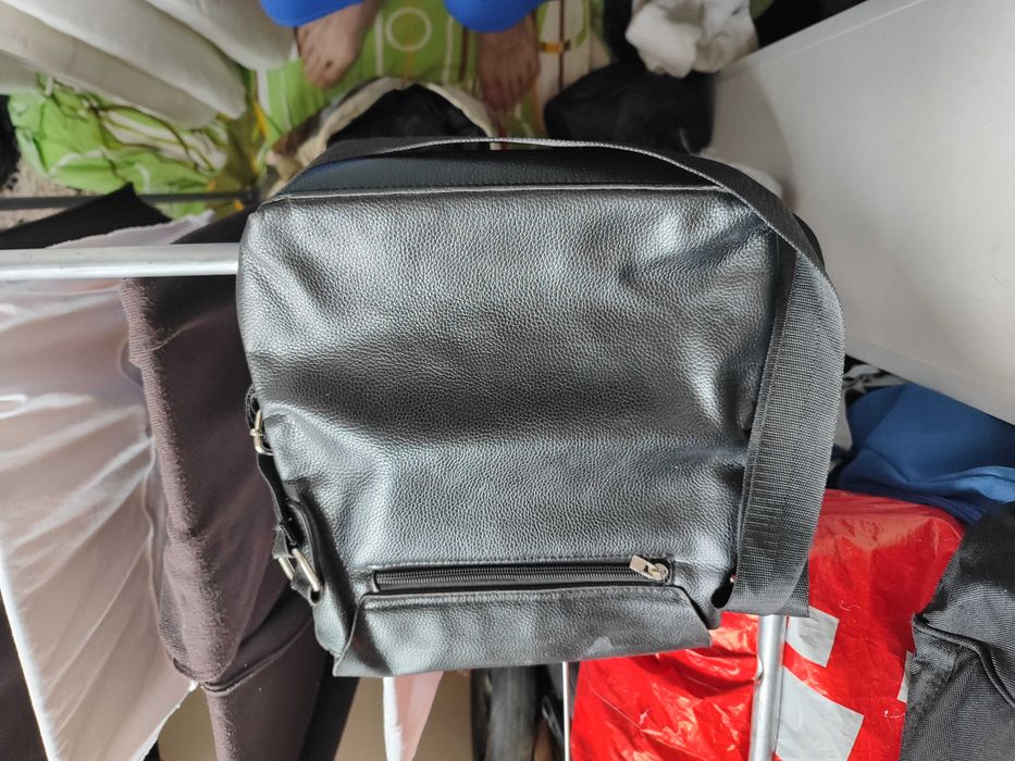 Кожаный мини сумка мужской