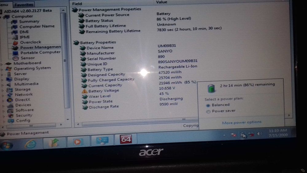 Acer aspire ONE AO751H / ZA3, D260 , DV7, Displayuri 10 - 17,3 inch