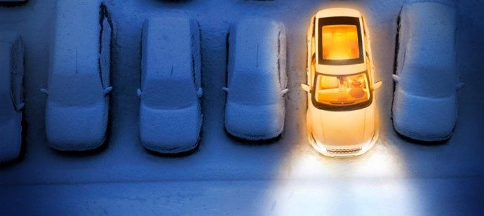 Отогрев автомобиля