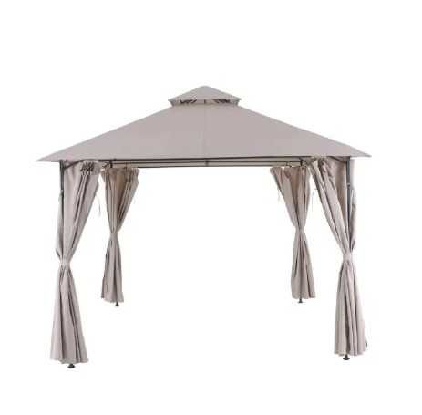 Pavilion CORT Gradina Curte Maro Bej Pereti 3x3x2.8m LivratGRATUIT CJ