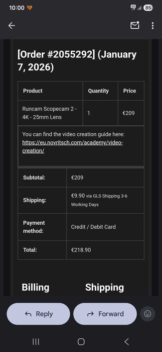 RunCam Scope 2 4k 25MM
