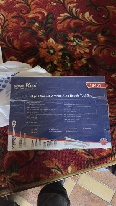 Ключ набор 94 шт kalitlar tuplami 94 talik