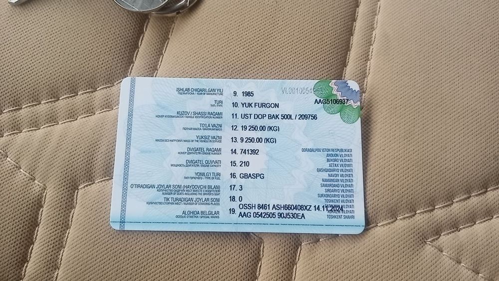 Kamaz sotiladi. Holati zo'r