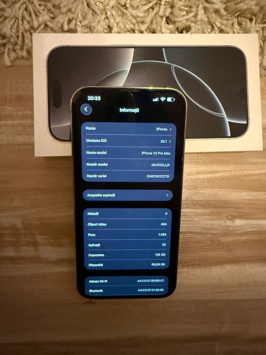 Iphone 13 ProMax Gold Fullbox