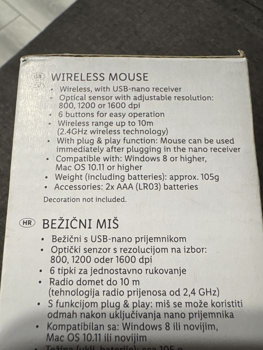 Mouse pc wireless