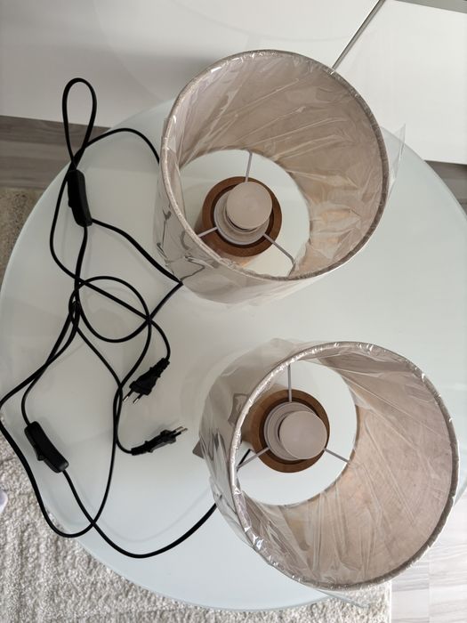 Set 2 Veioze 18/24 cm - nou