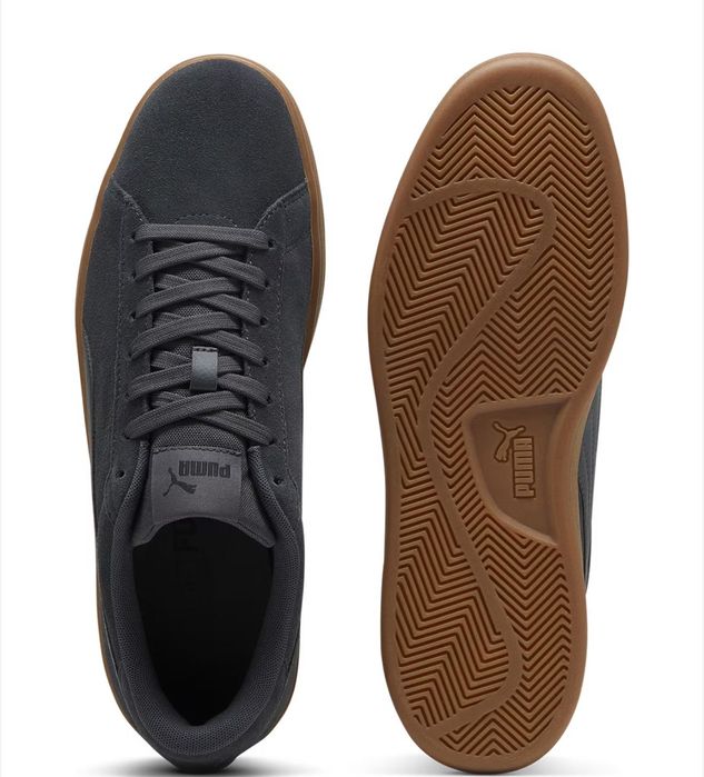 Pantofi sport Smash 3.0 de piele intoarsa ,Negru stins, 43