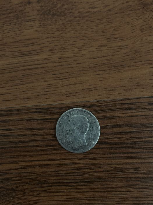 Moneda argint Carol I 1885 (deterioarata)