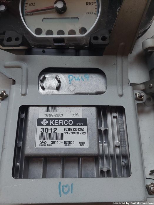 Kit Pornire Hyundai I10 (Pa) [ 2007 - 2013 ] 1.2 (G4La) 63Kw|86Hp Kefico 9030933012A0 Oem 3911002Dd0