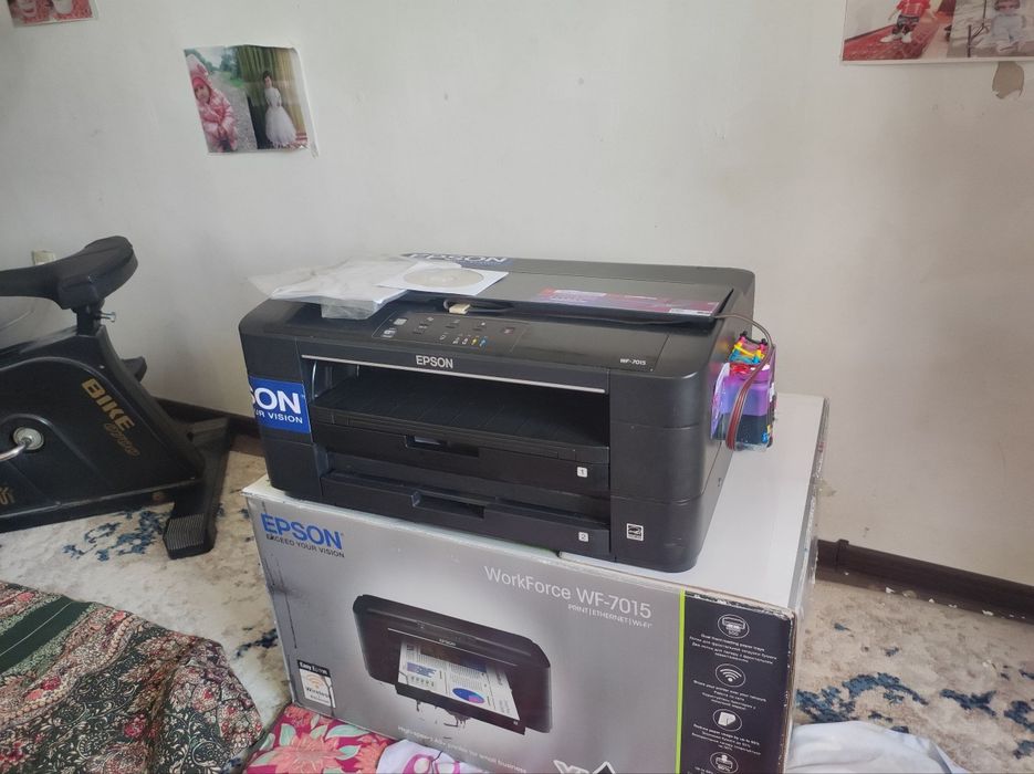 Epson Wf 7015 TezkorA-4. A-3. A3+ katta plakat chiqaradi 6 talik dyuz