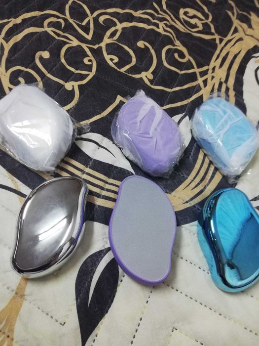 Безболезнен ексфолиращ епилатор от нано стъкло