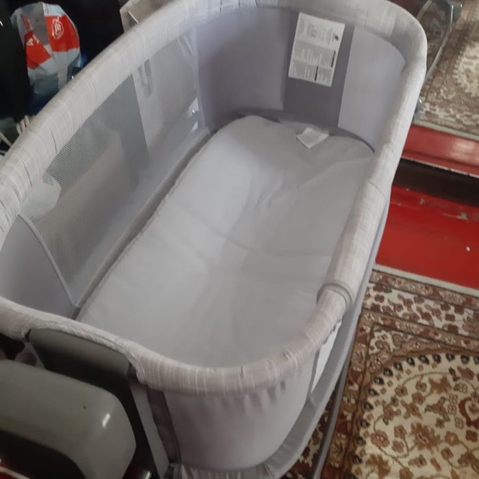 Детский манеж в сером цвете