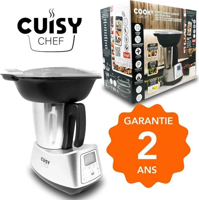 Cuisy Chef robot, tip Thermomix, 10 funcții, wifi