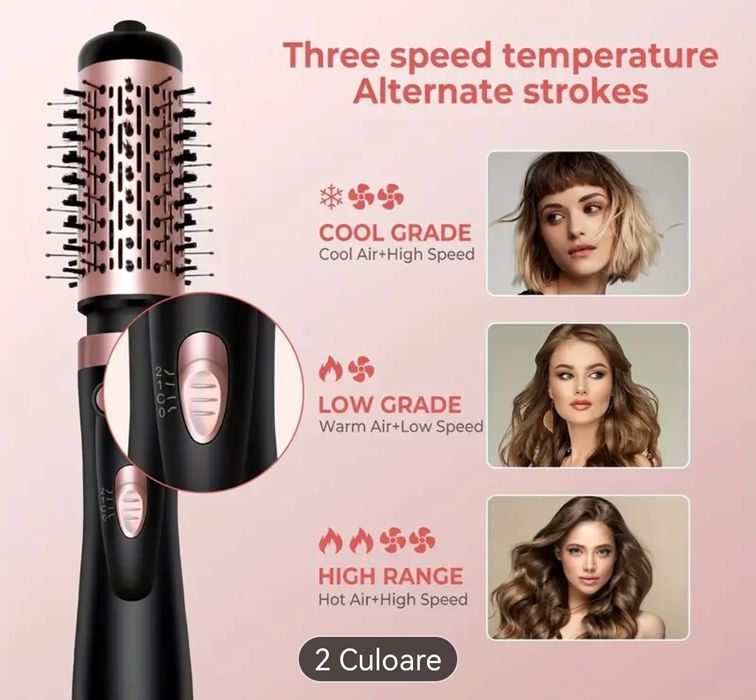 Perie bucle noua 3in1