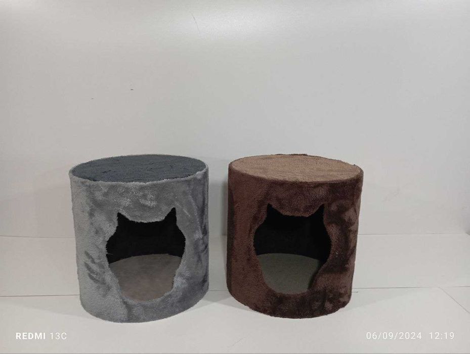 когтеточка и домик для кошек