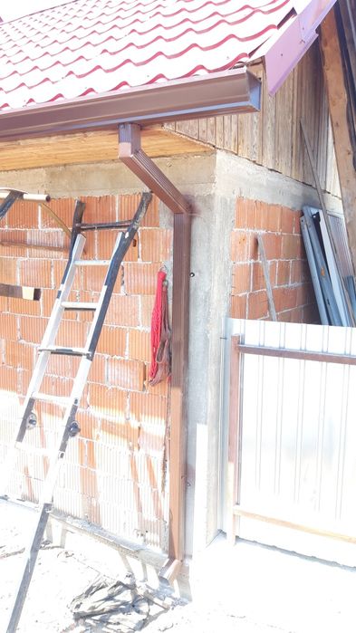 Jgheaburi & Burlane de Aluminiu fara imbinare Rectangulare