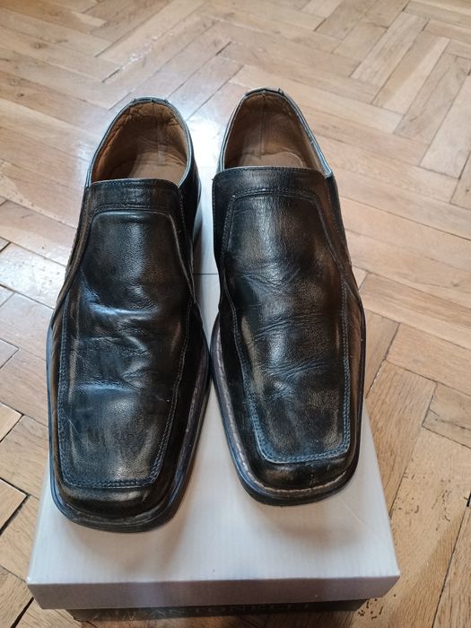 Мъжки официални обувки от естествена кожа