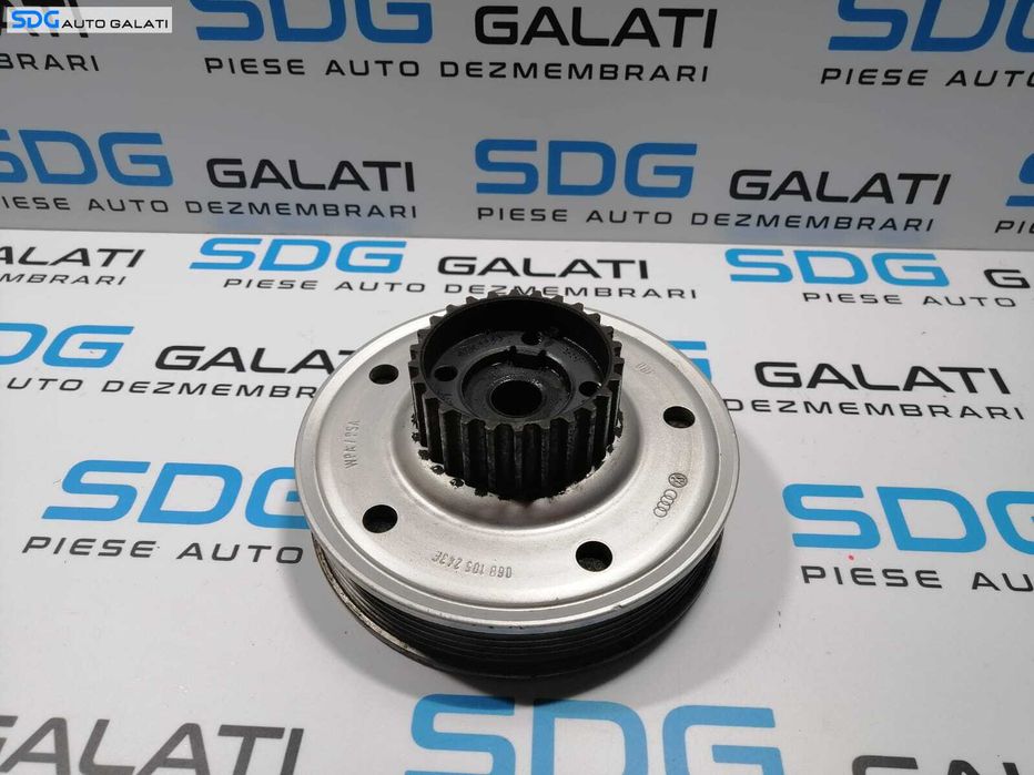 Rola Pinion Fulie Vibrochen Arbore Cotit Audi A4 B7 1.8 T BFB 2005 - 2008 Cod 06B105243F 06A105263D [AV2793]
