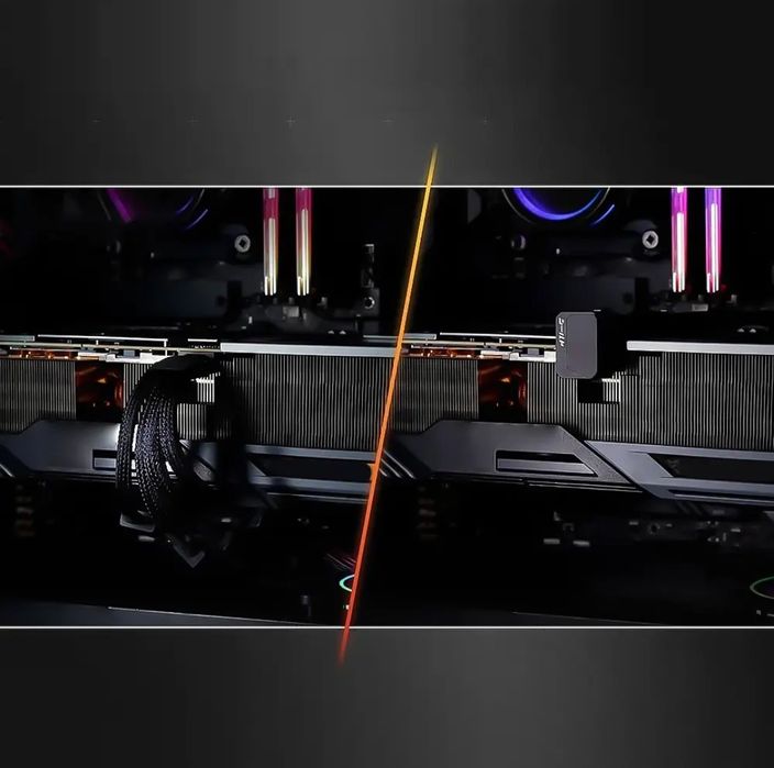 Адаптер питания Черный 12 пин 180 градусов