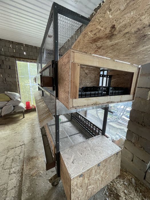 Курятник двух ярустный