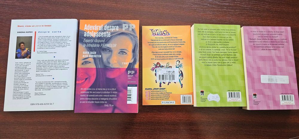 Lot 6 carti pentru Adolescenti