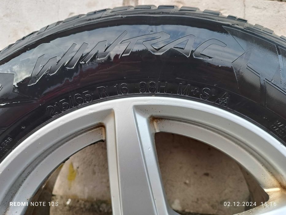 Roți Sharan de iarnă, dimensiune 215/65/R16