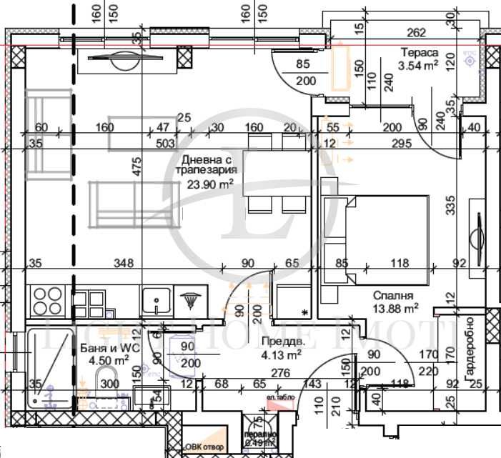 Продава се Двустаен апартамент в Пловдив, Тракия - 69 кв.м за 1144 €/кв.м - Снимка #12