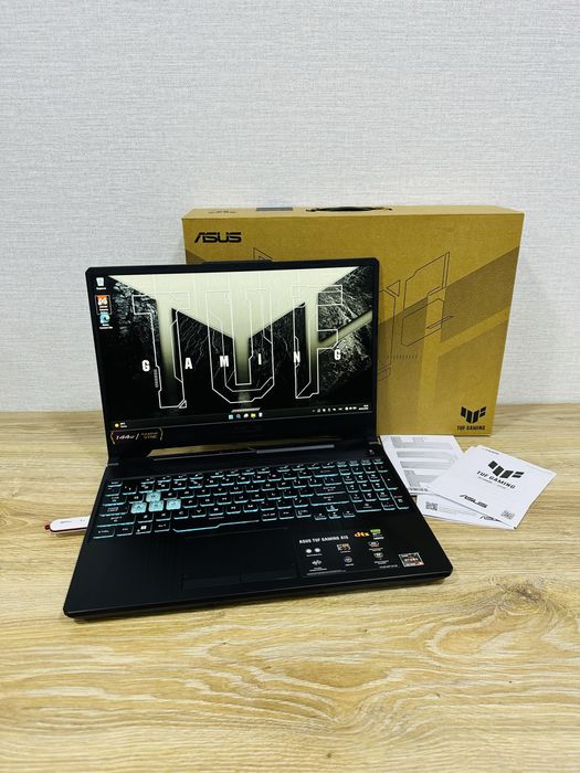 ASUS TUF Ryzen 5+RTX2050 на базе DDR5 Топовый, Мощный, Игровой ноутбук