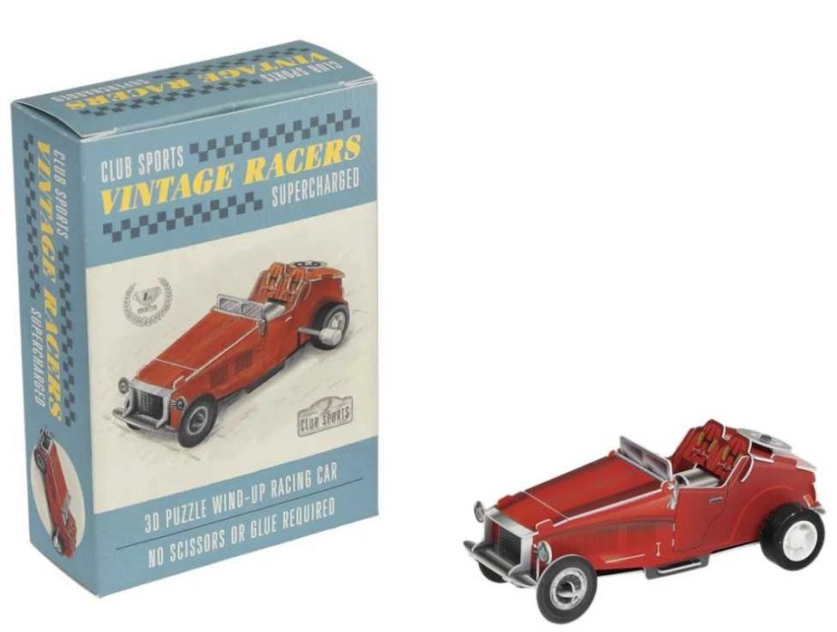 Puzzle 3d Vintage Red Racing Car