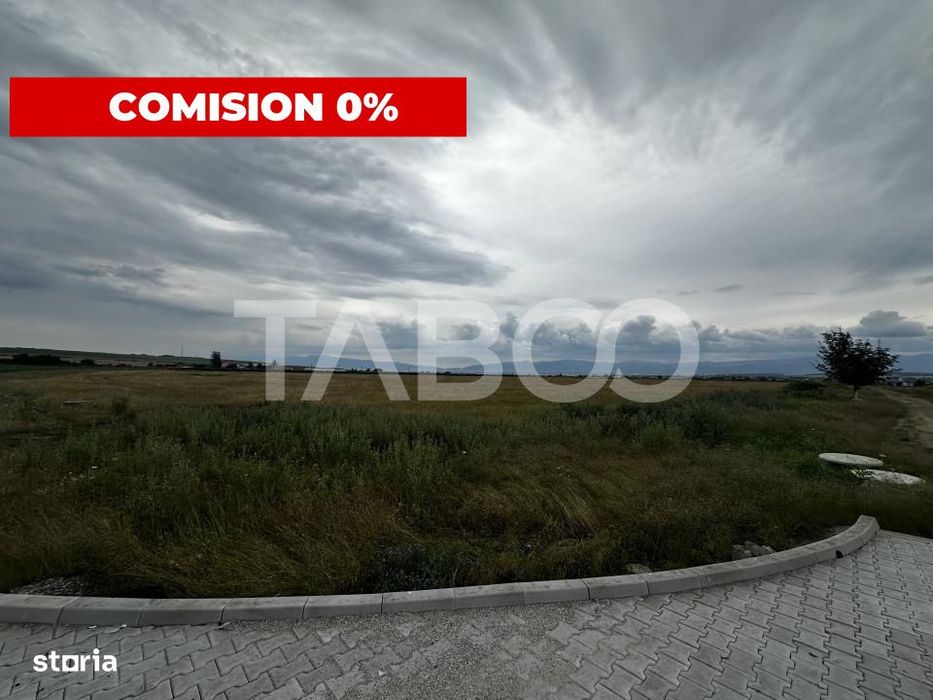 Teren industrial de vanzare cu PUZ aprobat utilitati in Ocna Sibiului
