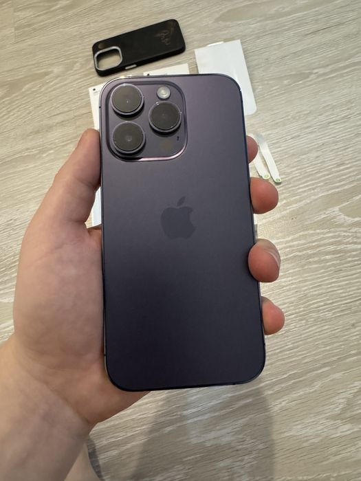 iPhone 14 Pro 256Гб, фиолет, 87%, идеал