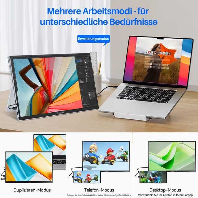 14" преносим тъч монитор Full HD HDMI USB-C