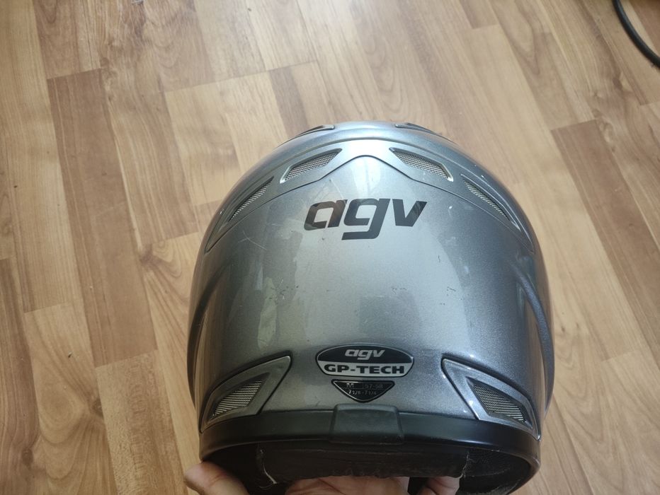 Casca AGV Mărime M Argintiu Fullface  DoubleD Ring