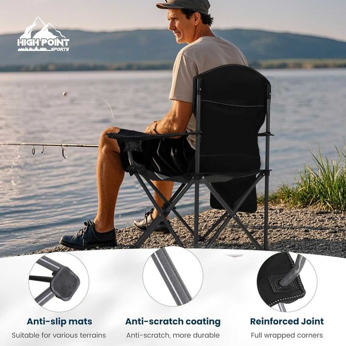 Scaun de camping pliabil până la 160 kg