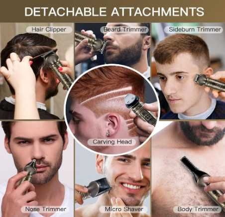 Професионална машинка за подстригване Surker 7-в-1 T-Blade Zero Gapped