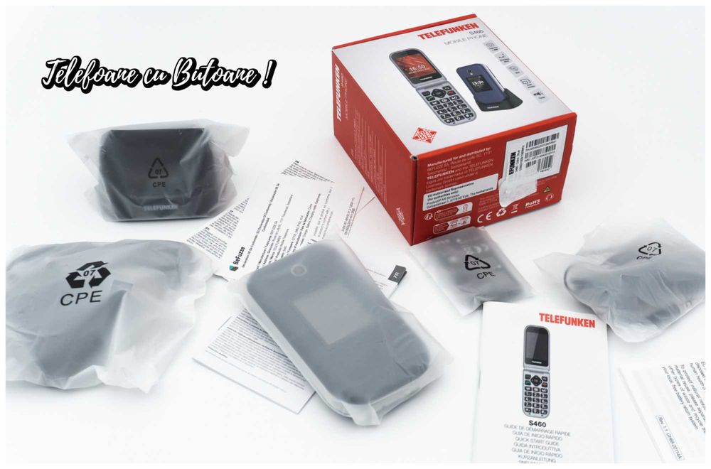 Telefon cu clapeta - Telefunken S460 - Telefon senior