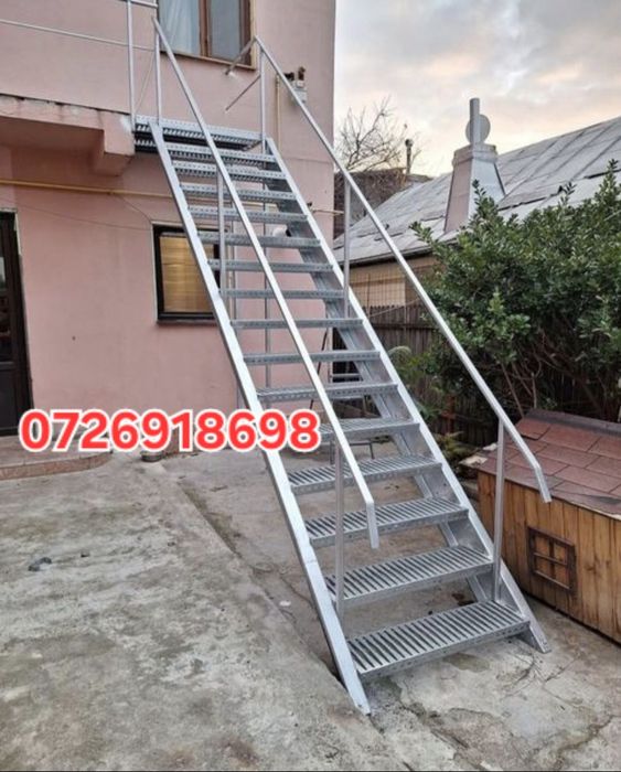Confectionam scarii metalice zincate exterioare și pentru incendii ,