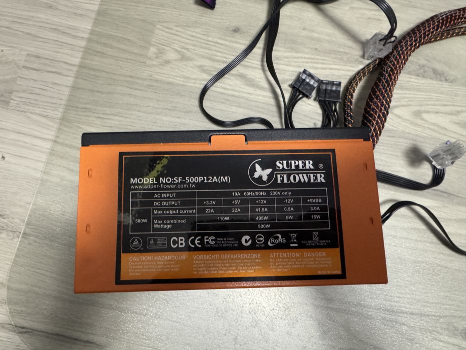 Sursă Super Flower SF-500P12A(M) 500W Modulară, 80 Plus