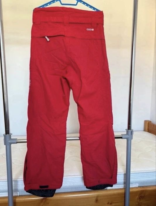Pantaloni de schi / snowboard barbati Icepeak mărime 46 roșii cu sistem RECO