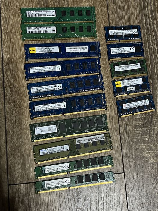 Rami laptop pc ddr3 ram 4gb