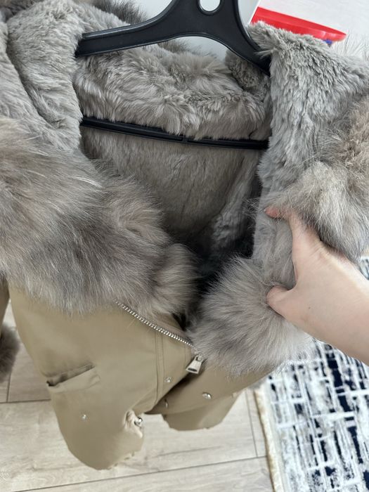 Меховая парка, натуральный мех