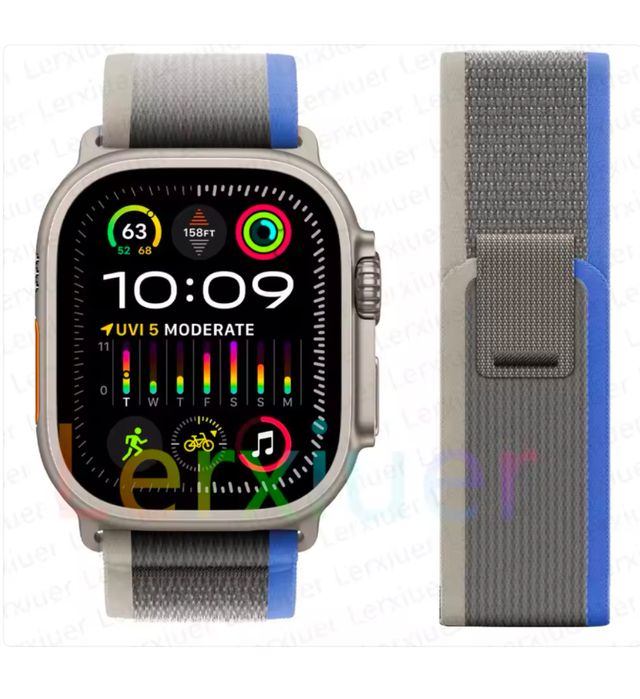 Curea/Husa Sintetica Incarcator Compatibil Iphone Apple Watch Ultra