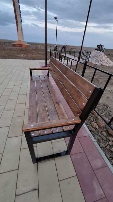 Скамейка урны качелие