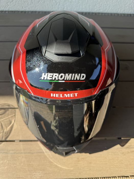 Casca moto flip up Heromind + intercom , marimea XL , NOU