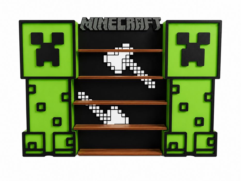 Minecraft Kinder Joy - стойка за фигурки